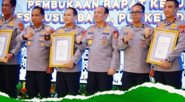 Polda Riau Raih IKPA Terbaik Nasional Kategori Pagu Sedang Di Rakernis Polri 2026